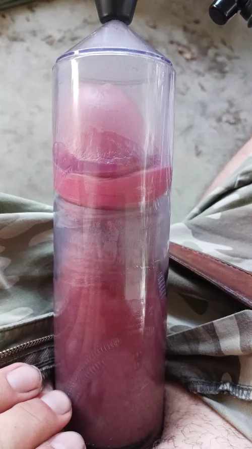 After work pump on the front porch watching cars drive by by kountrykowboy79