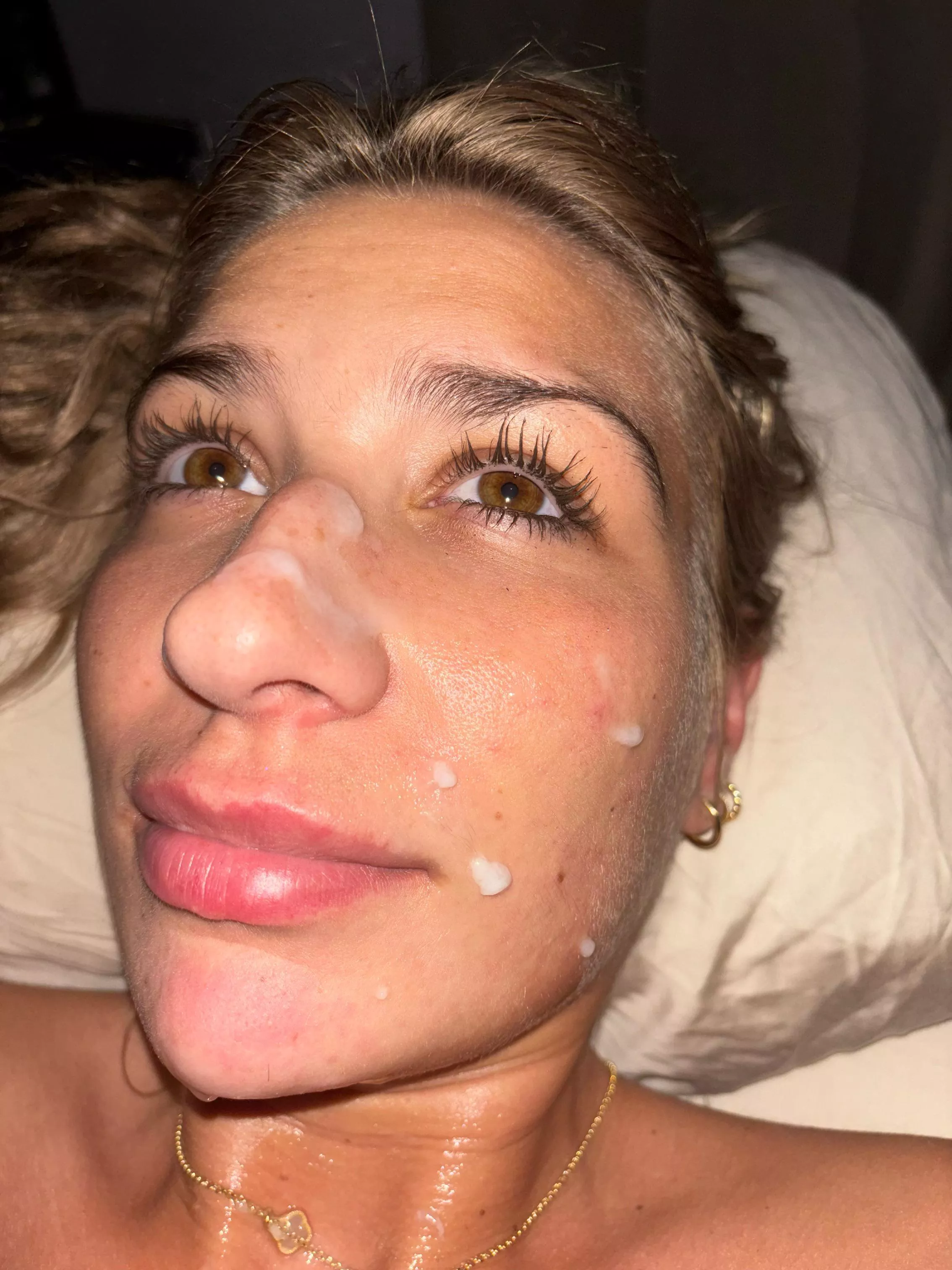 Finished him with my tits and he still managed to hit my face posted by BlondeBunnyyyy