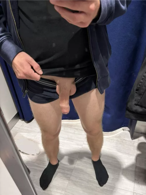 Had to flash my cock while in the changing room  by thePR0Nm8