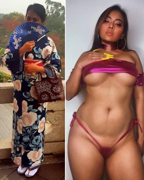 How would you treat me if I were your bimbo girlfriend? by AsiaMorena