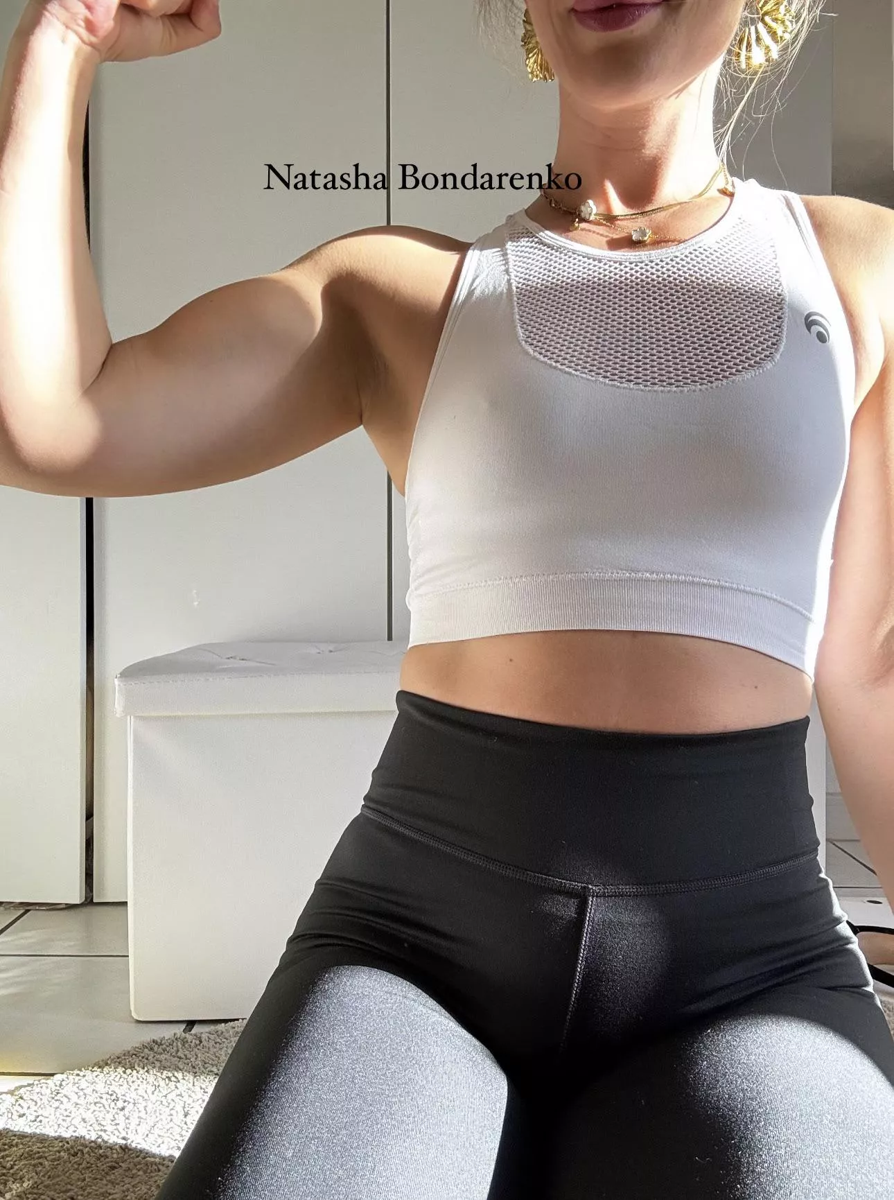 I swear I don't load much! my bicep!  posted by NatyBond_OF