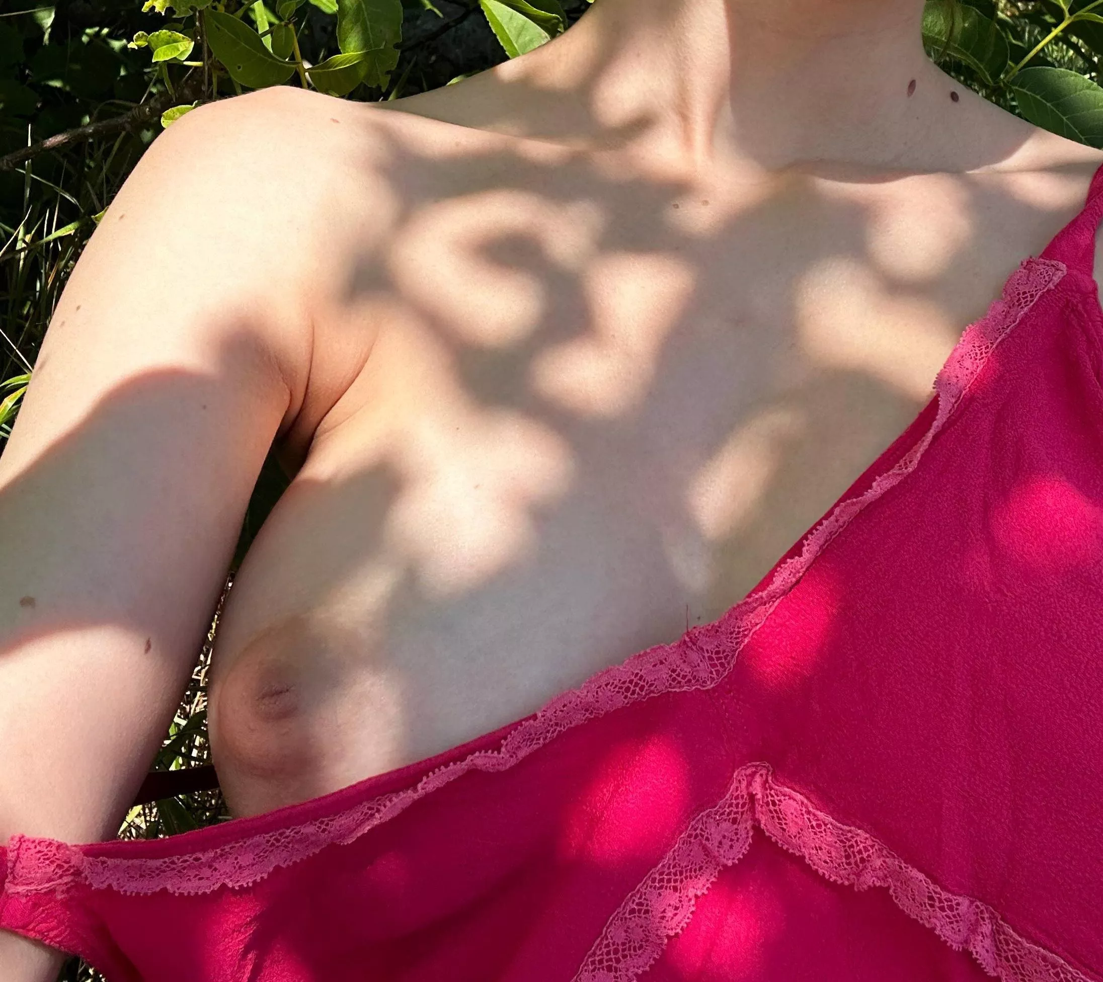 It was so nice in the park today that I decided to finish my walk by showing my boobs posted by TongueCandyy