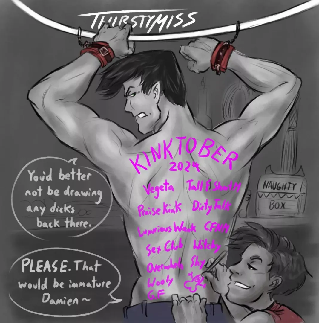 KINKTOBER 2024 posted by ThirstyMiss