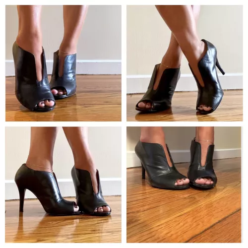 Mixing fall with summer in these heeled booties, so glad I got to wear them twice this week!  by Sole_Satiable