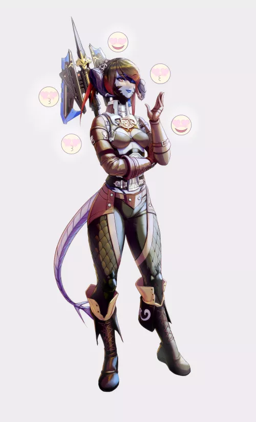 SFW Fish Chick, FFXIV oc of Robromansvoice! Anotha old comm :D by minimalaifu