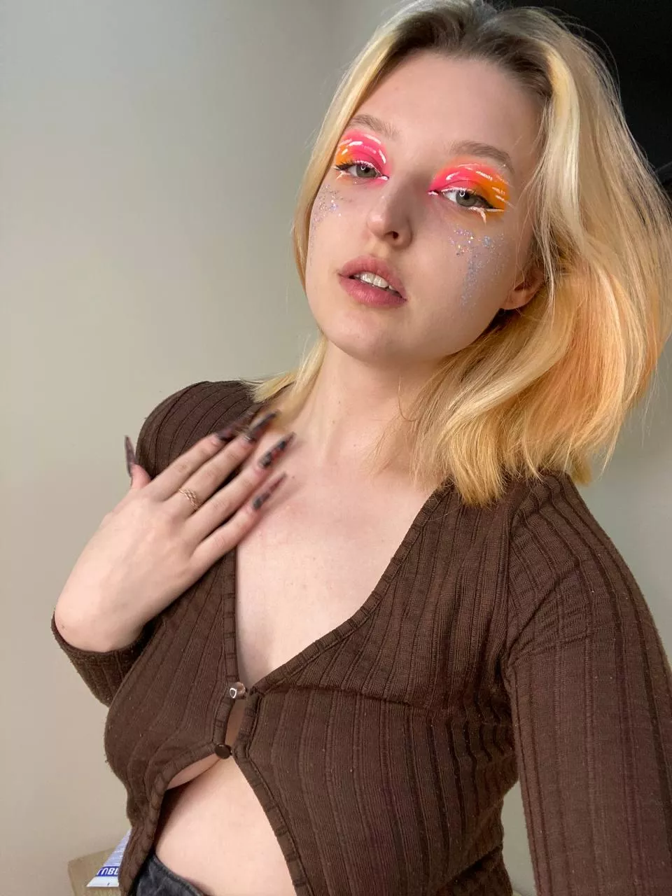 The last warm days should be spent without a bra posted by slutyygoth