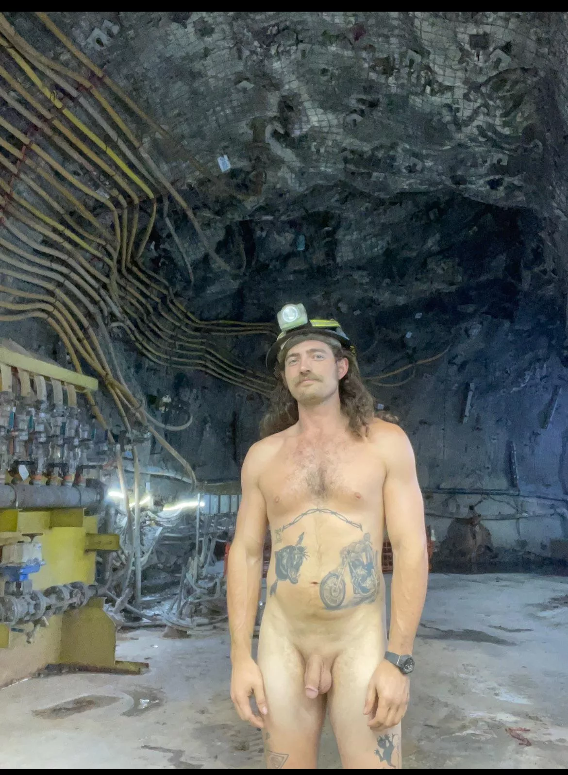 This is my “I’m 2000’ underground and naked” face  posted by Nice_Yam2926