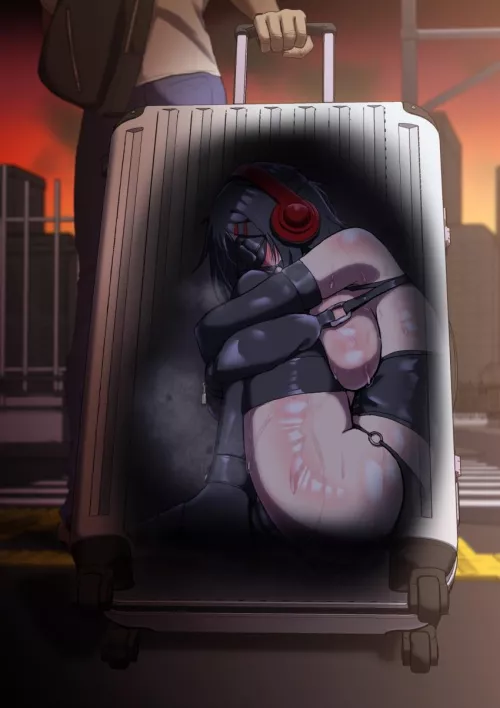 A seer predicted that this year I would be travelling to strange and exotic place and try new things... I certenly did not immagine it like this ! by Gagged_slut