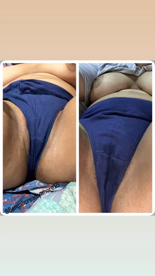 Before and after wet panties  by Bengalicreamywhore18