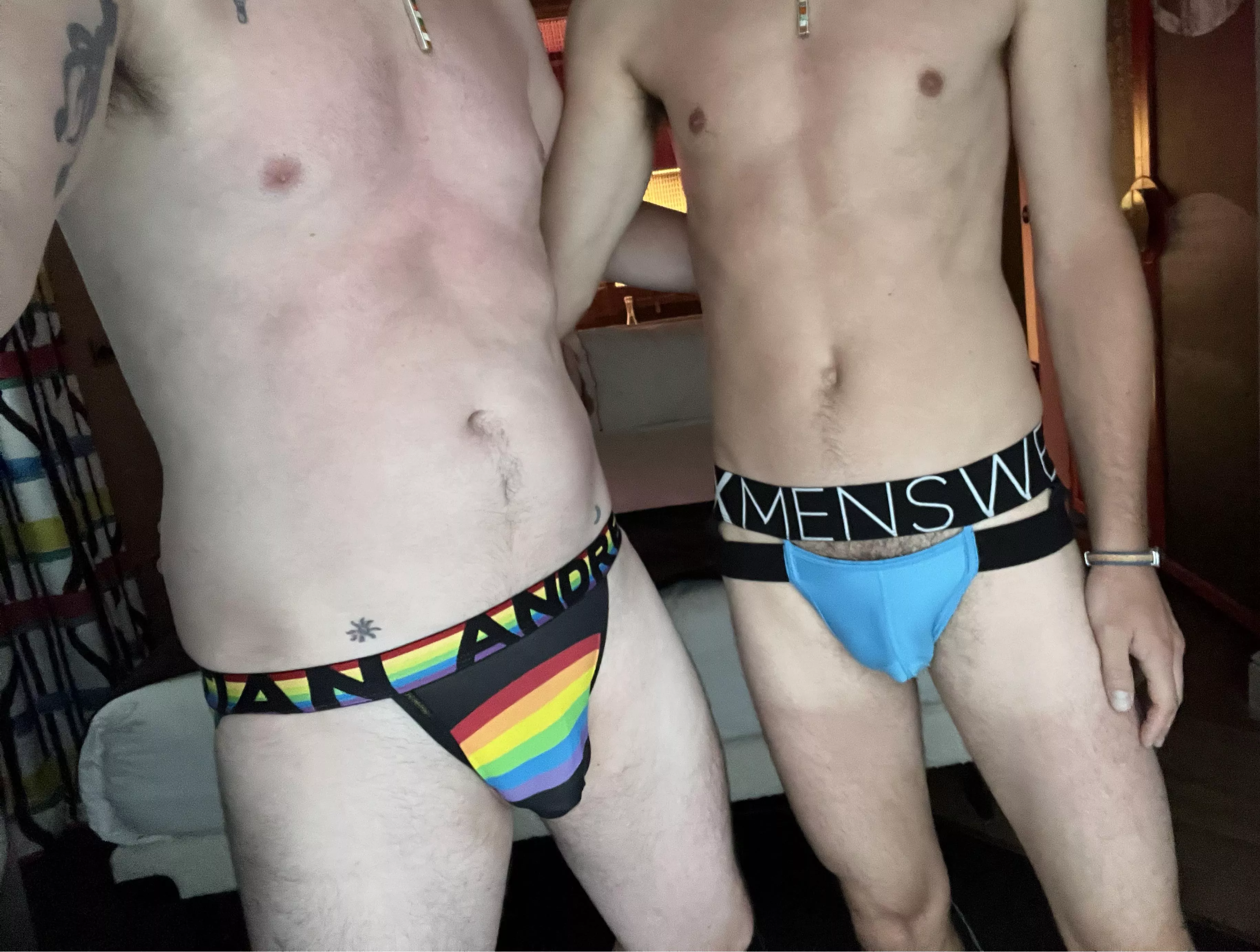 Having some fun comparing our jocks posted by ZZsea22