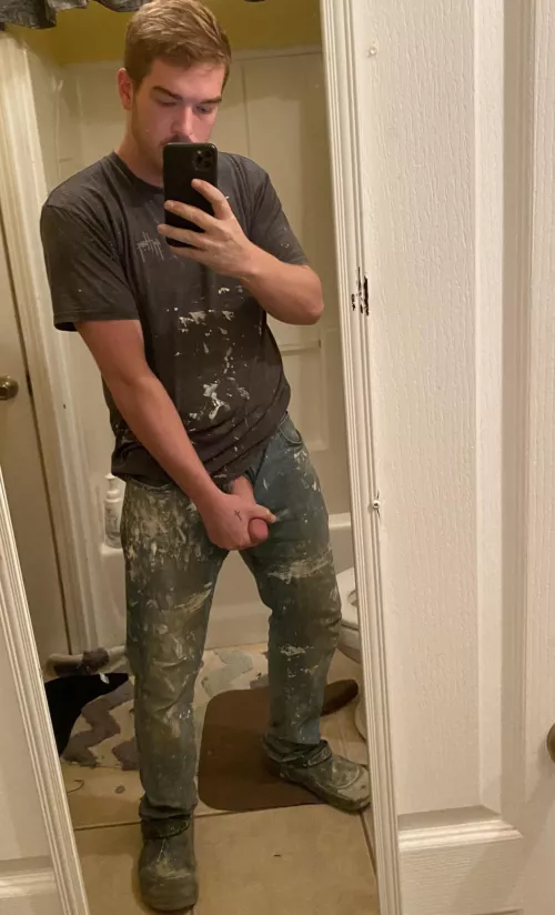 Homeowner said to go to the bathroom and do my thing so I did  by Squ1gy