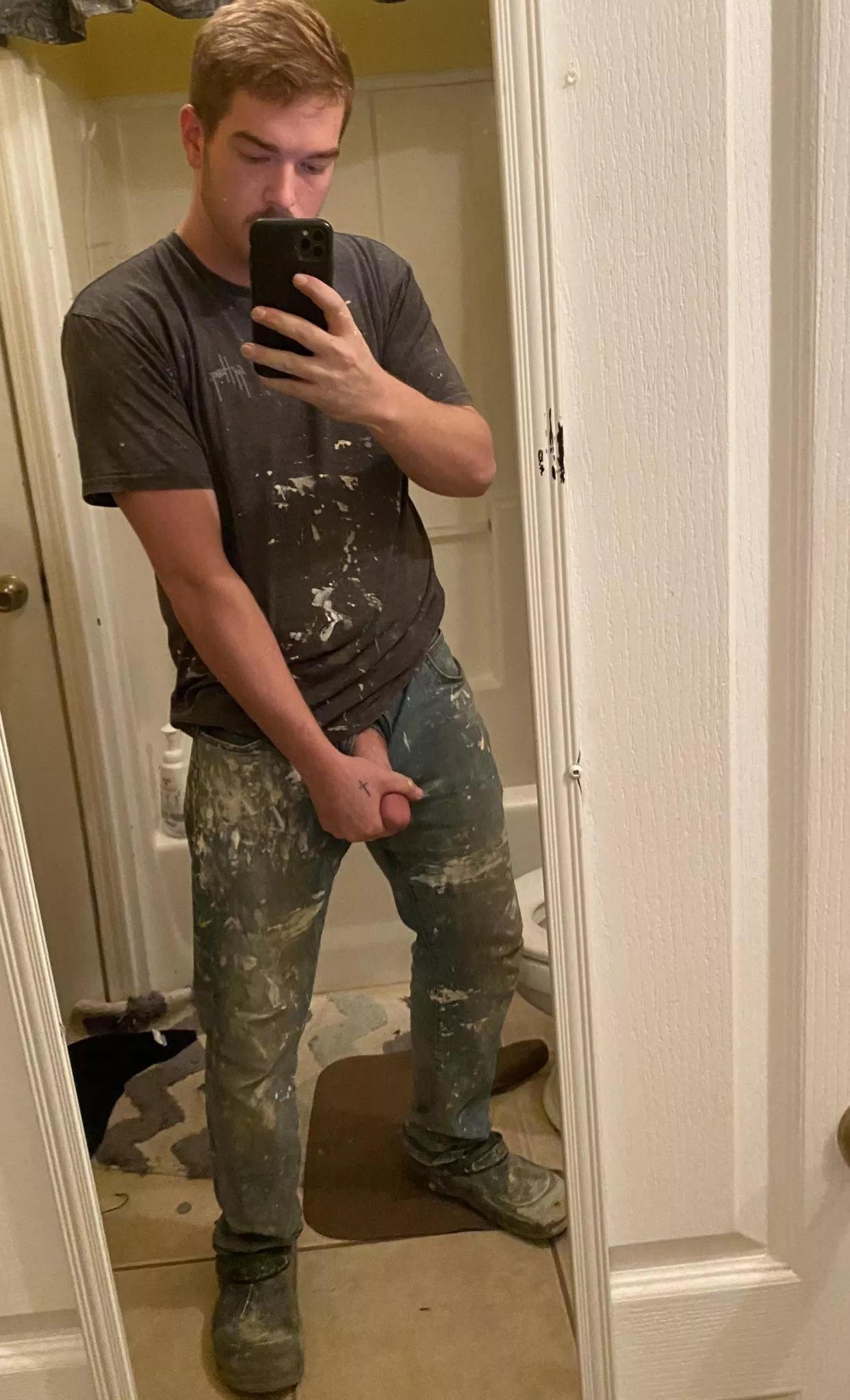 Homeowner said to go to the bathroom and do my thing so I did  posted by Squ1gy