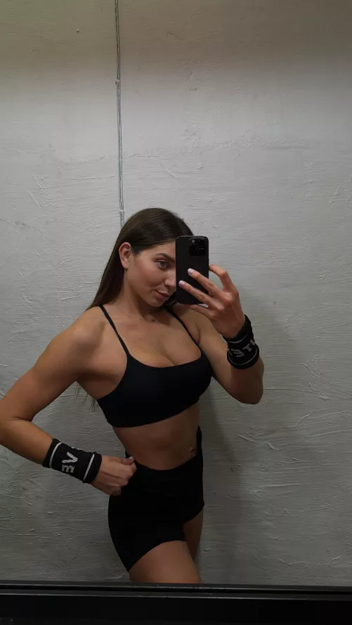 Just a gym selfie to confirm I was there by IrinaAmorous