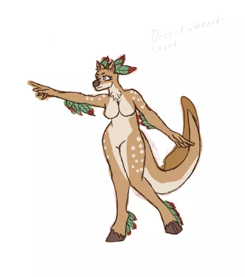 A silly species idea I'm working on by SulkyHarpy