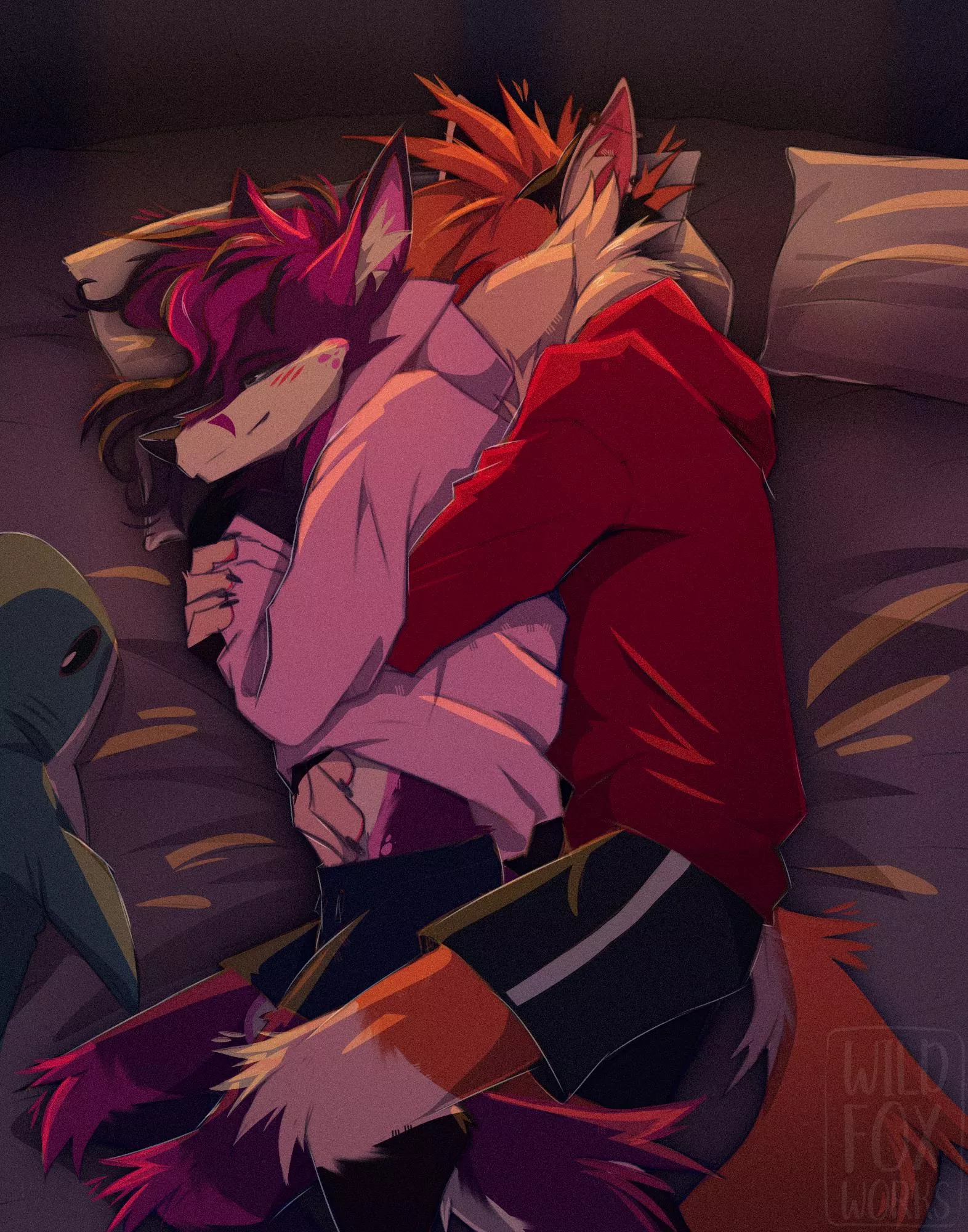 Good morning (art by me-wildfoxworks) posted by Rubyfox_1