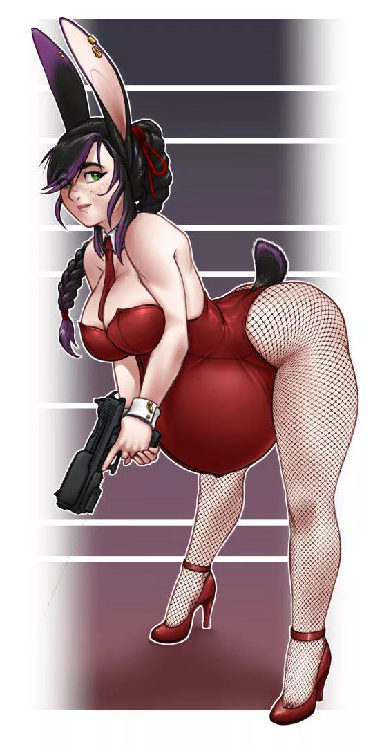 Gun Bunny by HeavyLancerthe8th