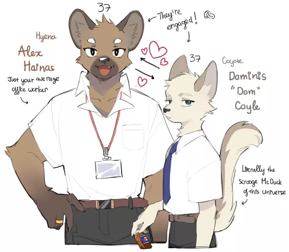 Office lovers~ (art bt me) by ContaneShoko