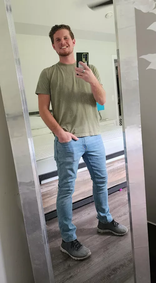 Ready for my first Friday night out in ages (ignore the filthy mirror lol) by pbgn22