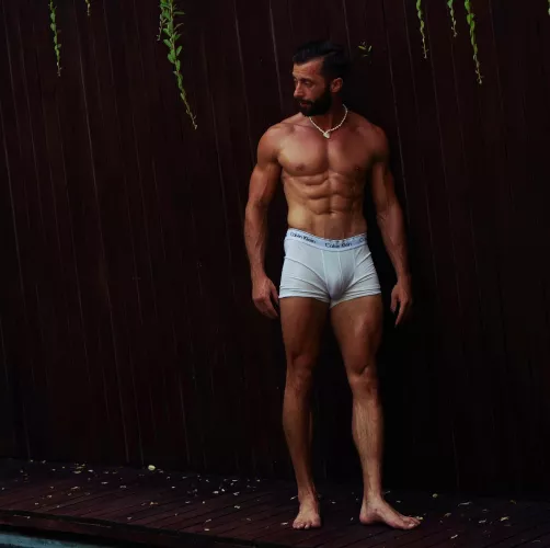 The abs are the main event, but those boxers are putting up a good fight! by Historical-Arm8504