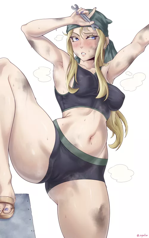 WInry Rockbell [Fullmetal Alchemist] (Injector) by Jeanne_dArc_