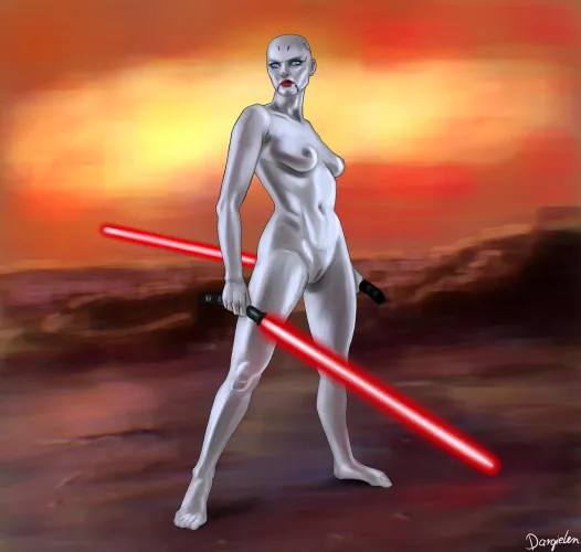 Asajj Ventress - NSFW (by Dargielen) by Mearel
