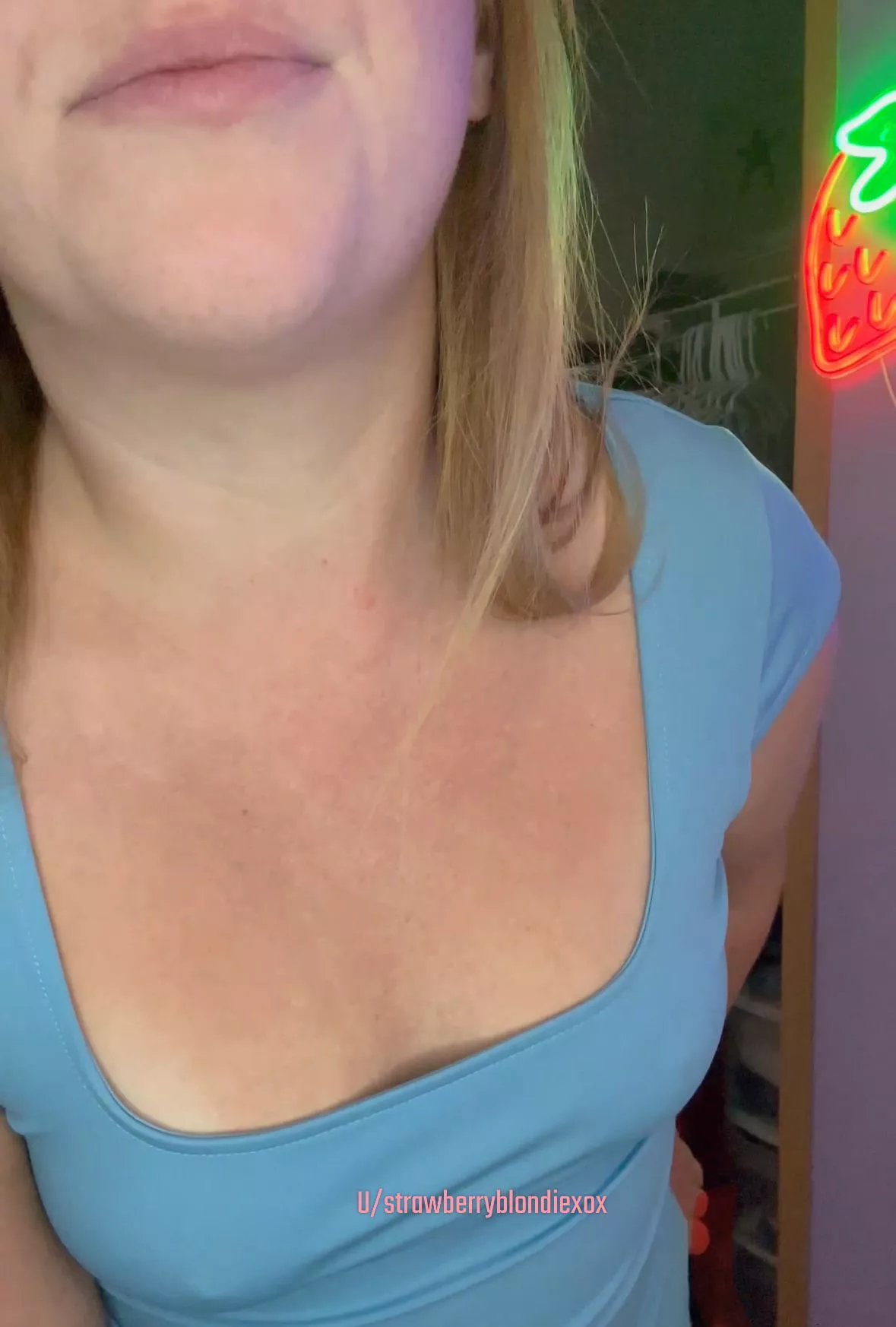 Beating The Blues Way By Rocking This Dress Braless! posted by StrawberryBlondiexox