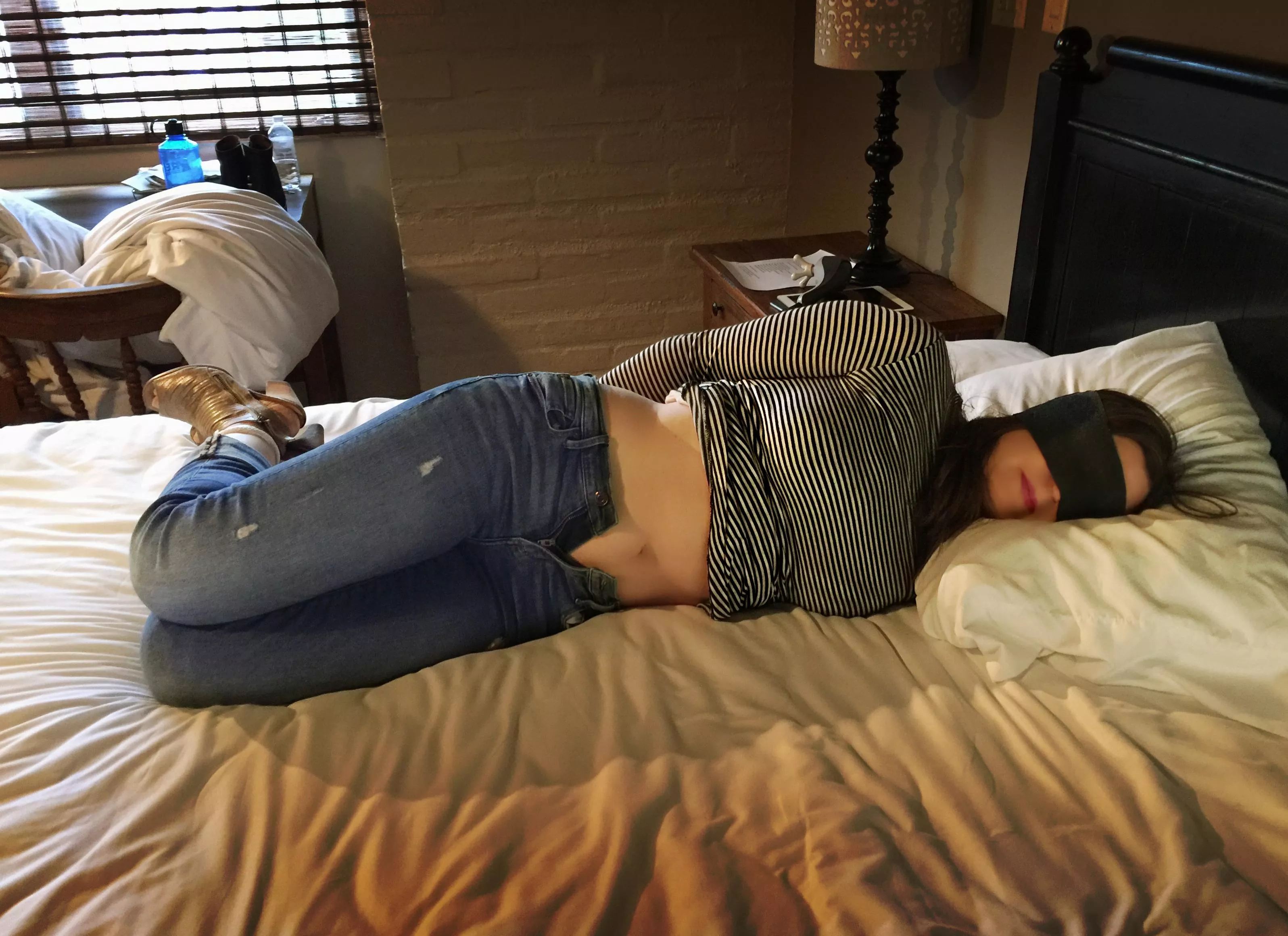 Bound on the bed [f] posted by Back_inmy_day