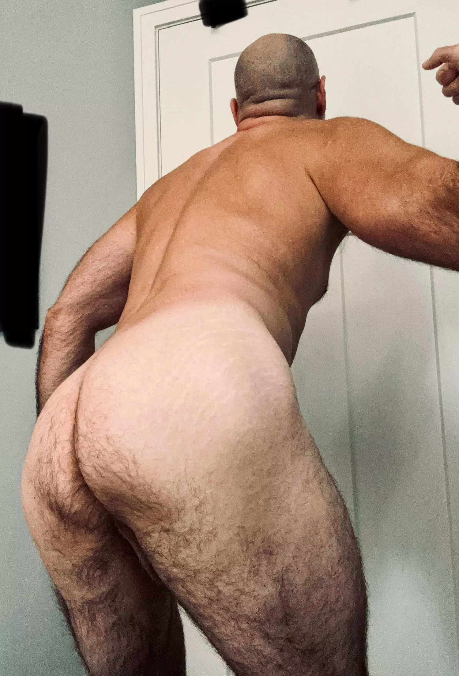 Hairy old ass  posted by BaldJack5000