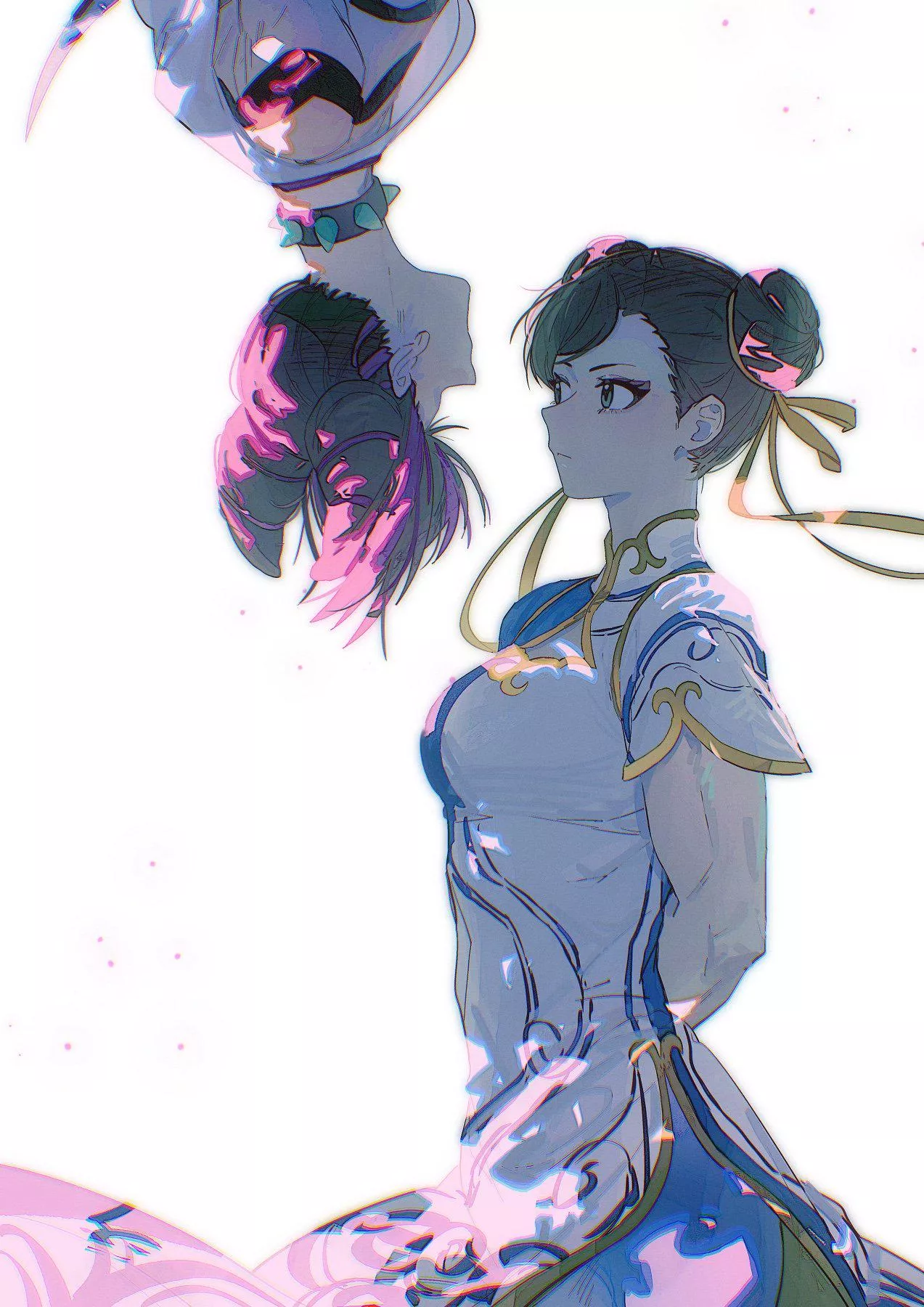 Juri Han and Chun-Li [@yumi_xsh] posted by TheTMoneyMan