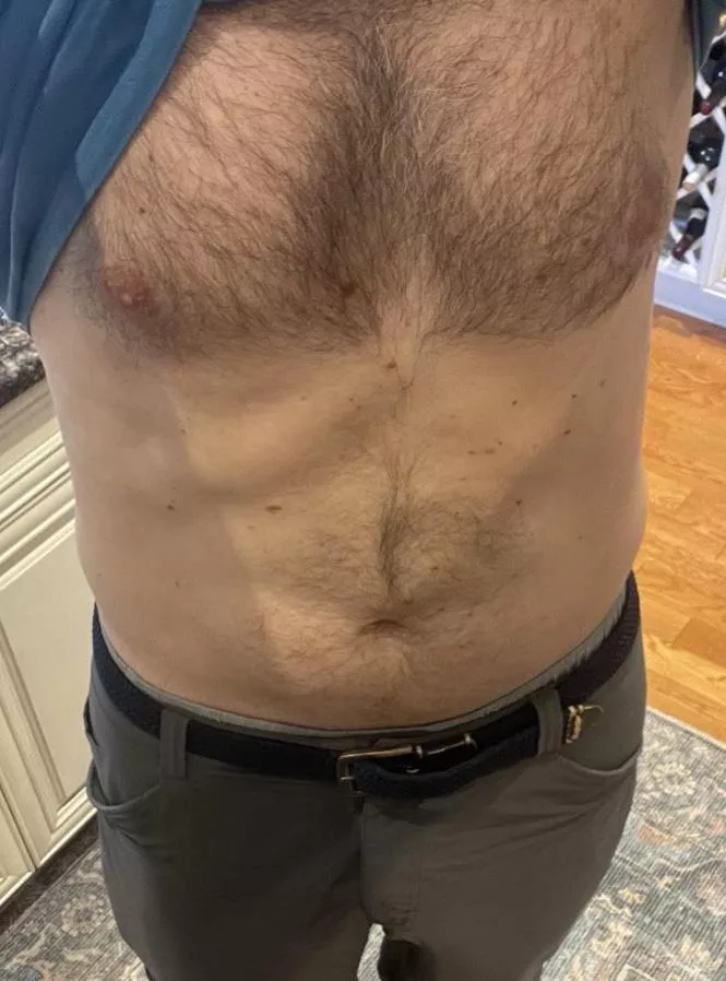 My hairy dad-chest. Come and run your fingers through. posted by Secret-dad-account