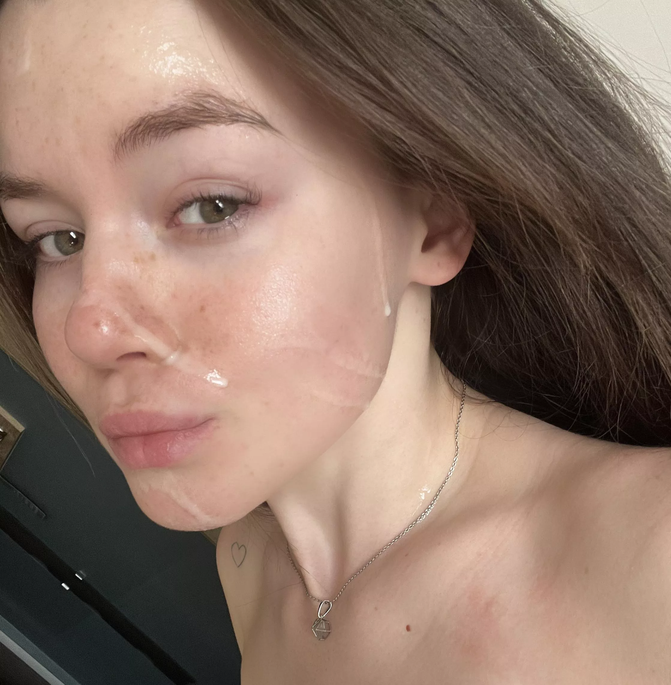 Nothing turns me on more than cum dripping off my face posted by Sweety__Peach