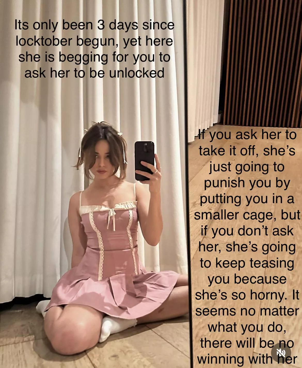 Shes always gets so horny locking you up, and yet it’s only ever a lose-lose for you (Valkeraye) posted by justmegoddamnit