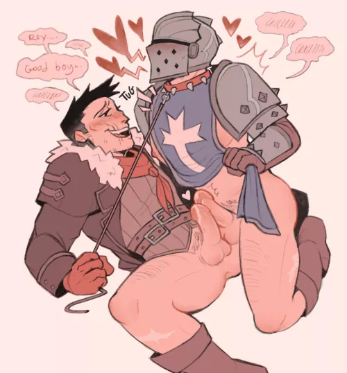 So cute with your leash by AwfulgamesInc