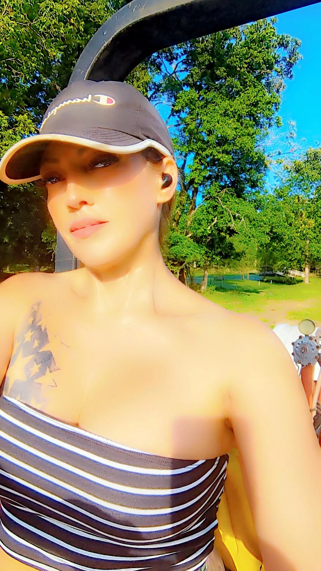 Tractor time... Gotta spray these pastures!  posted by foxxyfarmchick