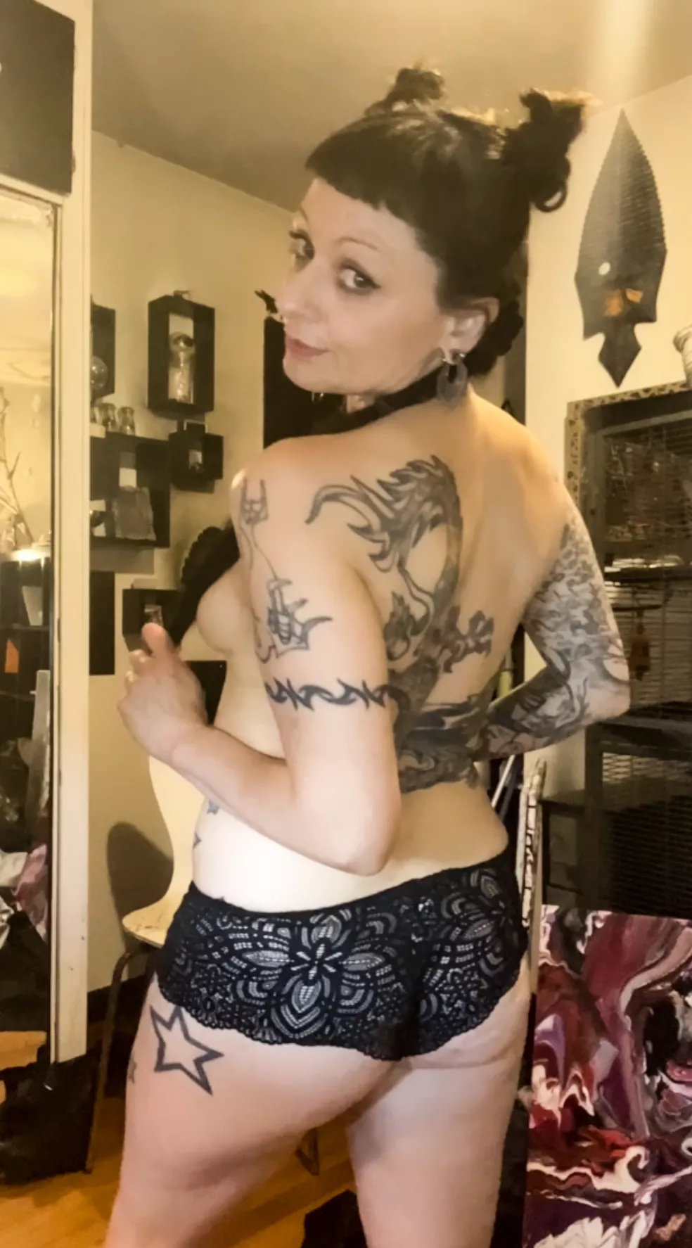 I dont always wear black, sometimes I wear nothing posted by IndigoNovaa