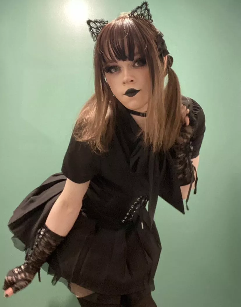Sometimes boys just wanna look like cute goth girls posted by Dry-Apple2493