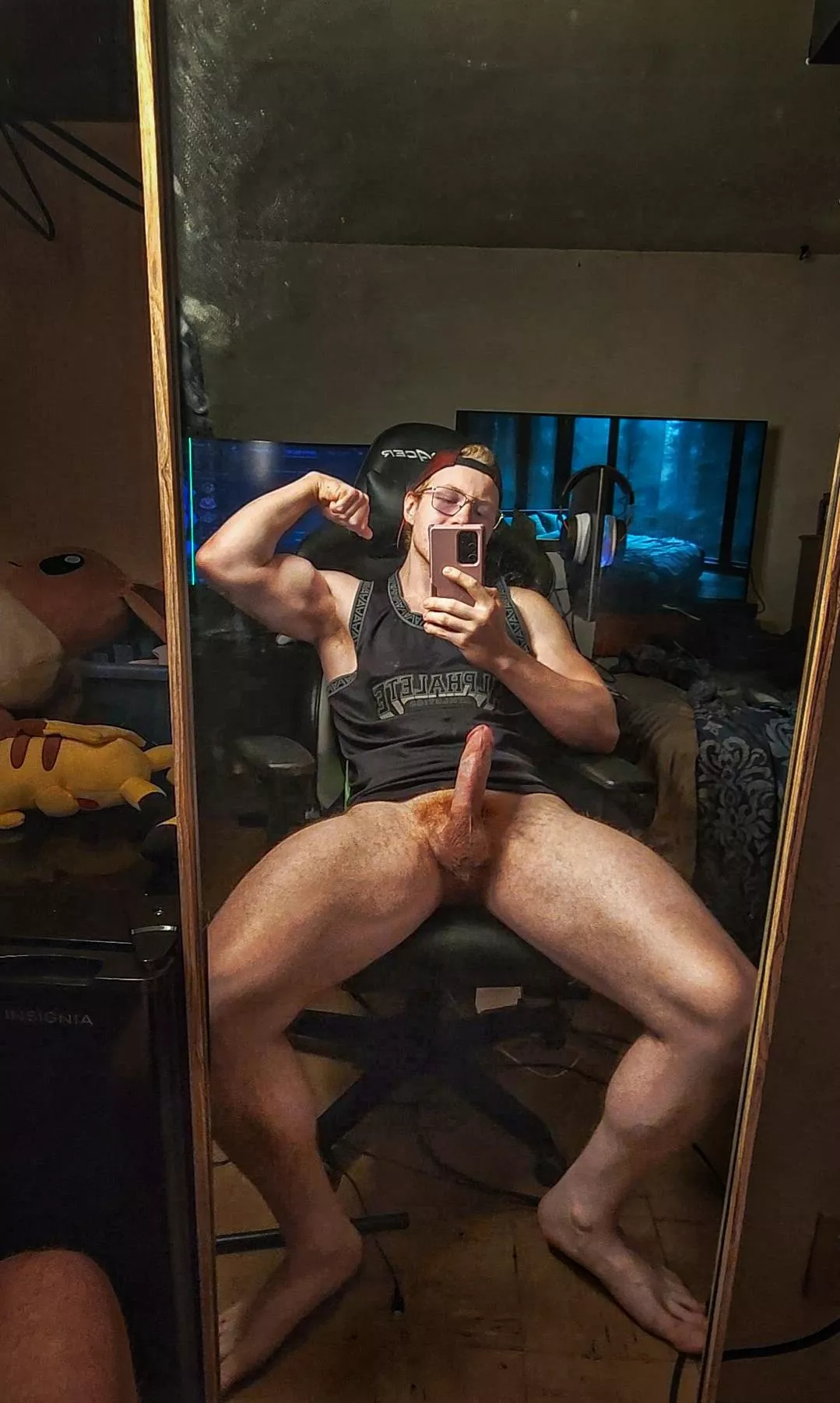 Throat this jock cock until your mouth is oozing with my load! posted by gymbruhhhhh