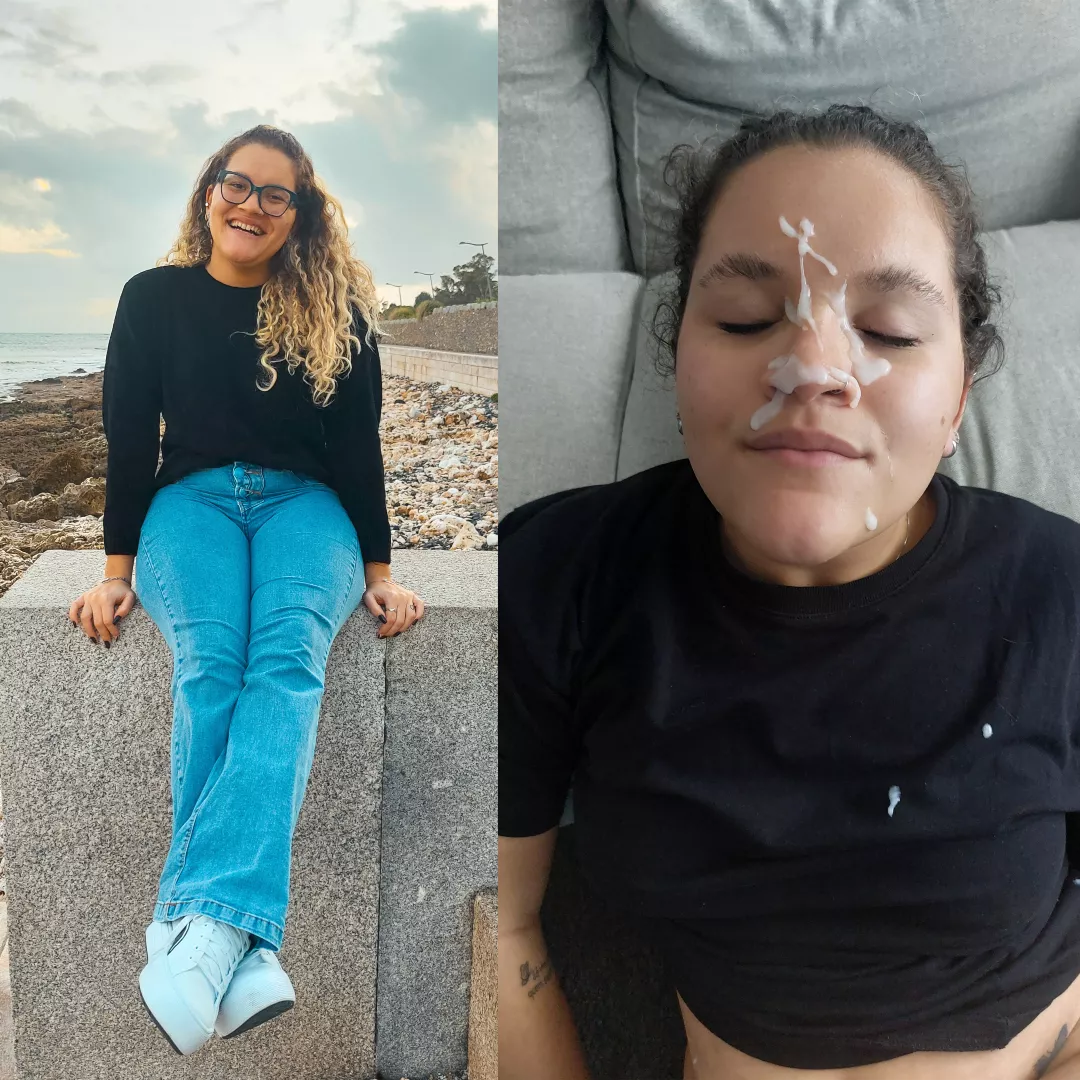 cute smile face vs cumslut mode posted by WhiteNutx