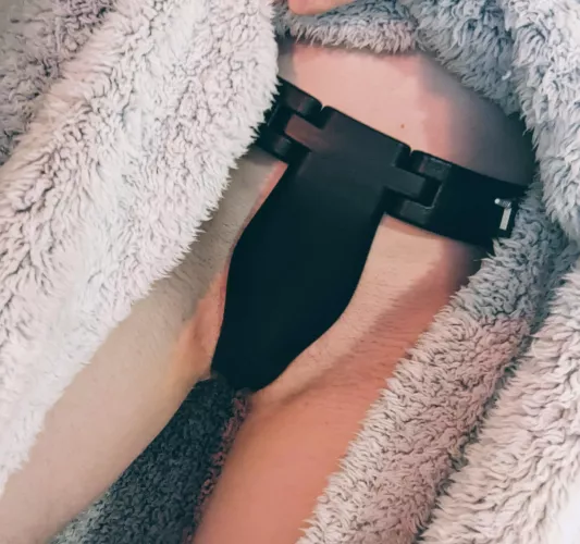 Just spent an hour going down on my girlfriend. Nothing makes the horny worse when you're belted 🔒🥵 by ChastityQueer