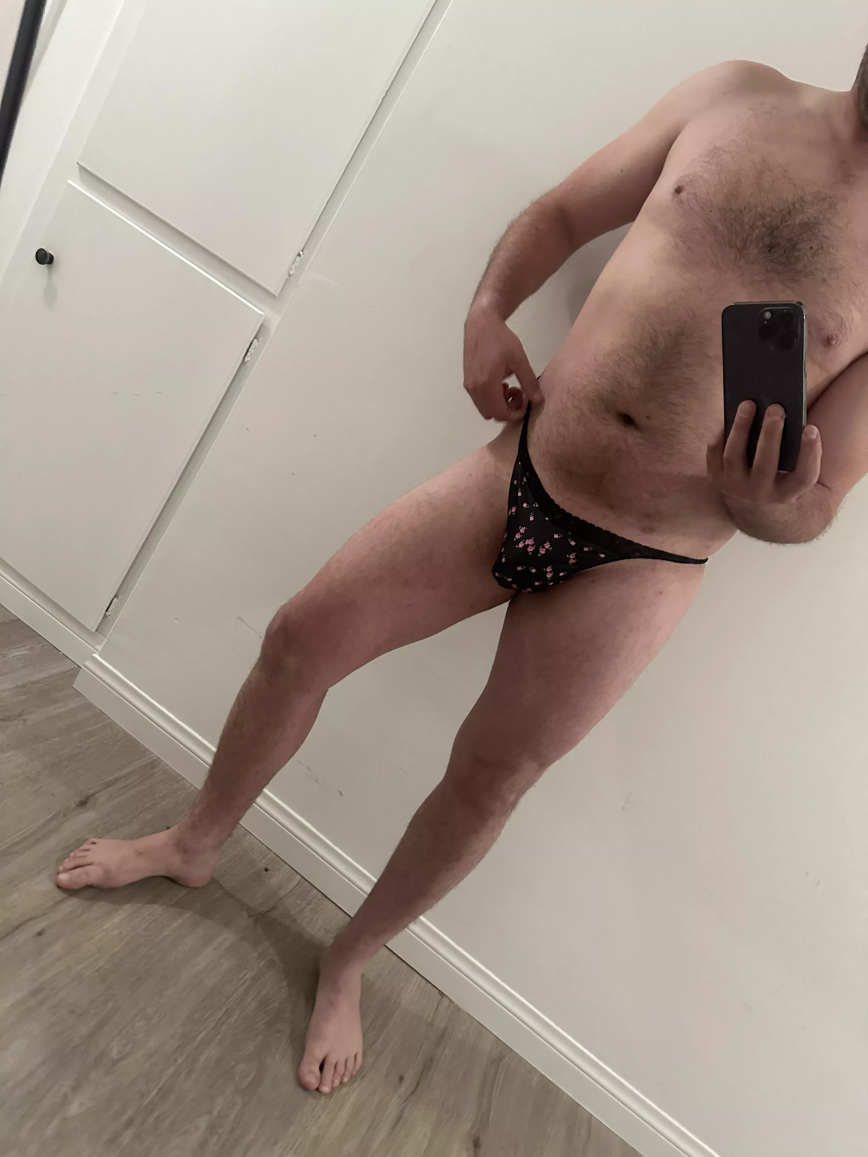 Love the little print on this one :)  posted by DadBodInAThong