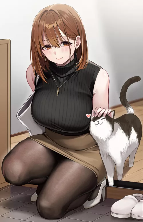 milf OL with pussy [original] by Zewen_Senpai
