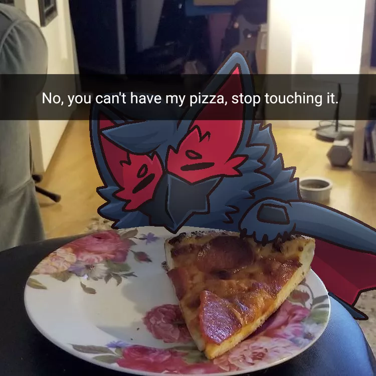 Nargacuga won't stop trying to eat my pizza  posted by Used_Dimension1555
