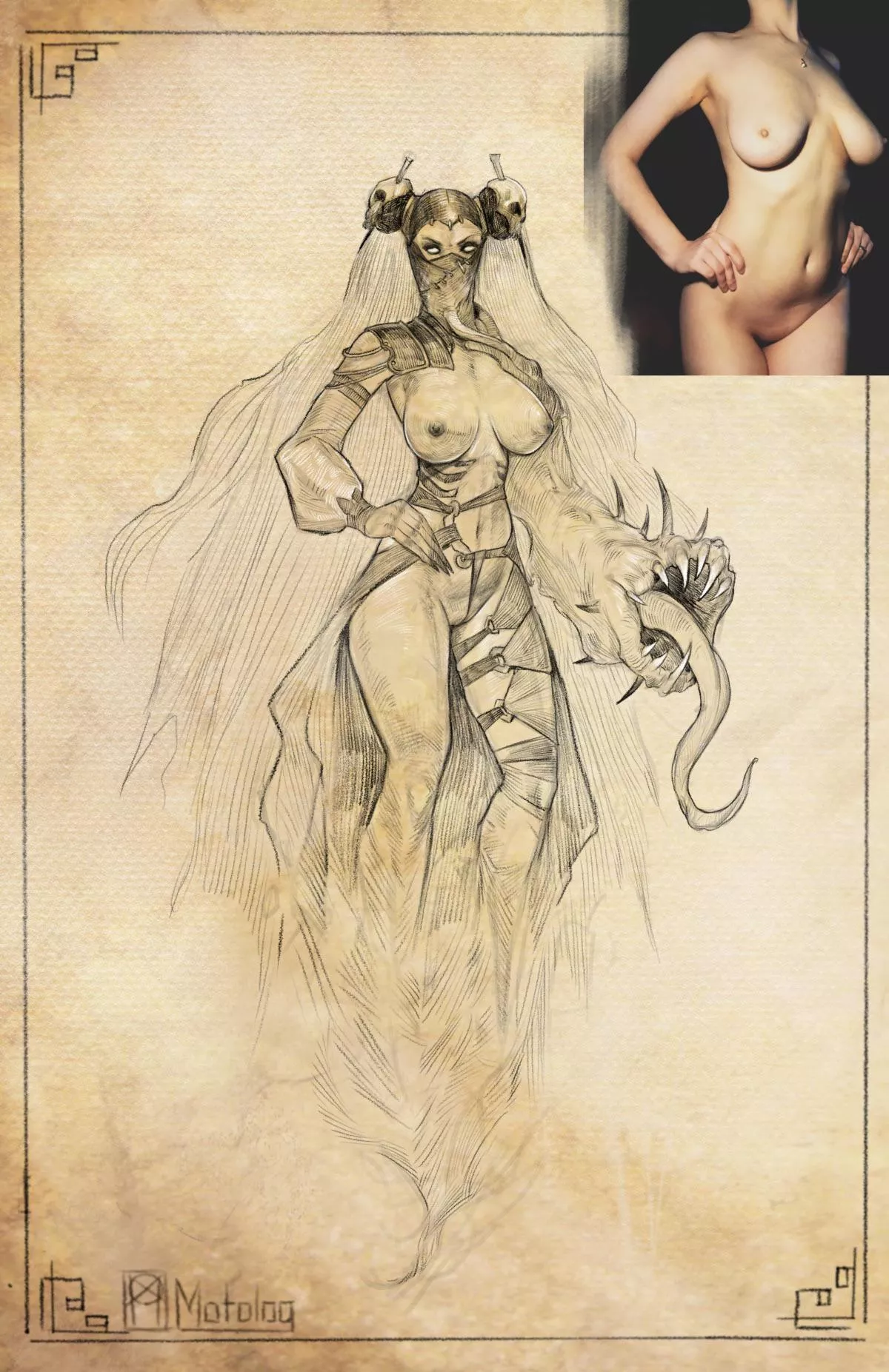 [OC] [For hire] bunshee, from my ref again ^^ posted by Njarla