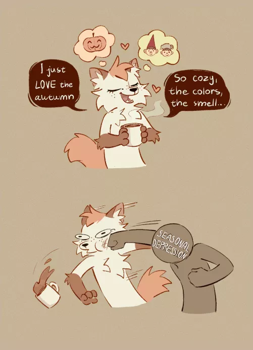 Oof (Art by me) by freckledb_art