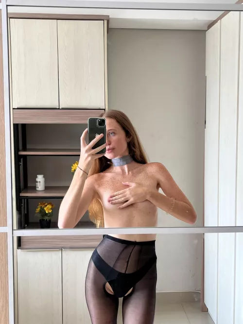 Too many frecks for one mirror selfie :) by HelmetCouple