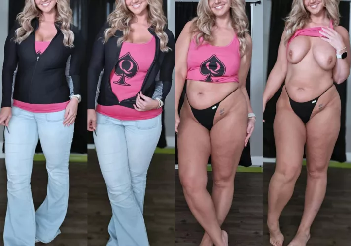 Watch this Queen's ♠️ clothes disappear by plks0419