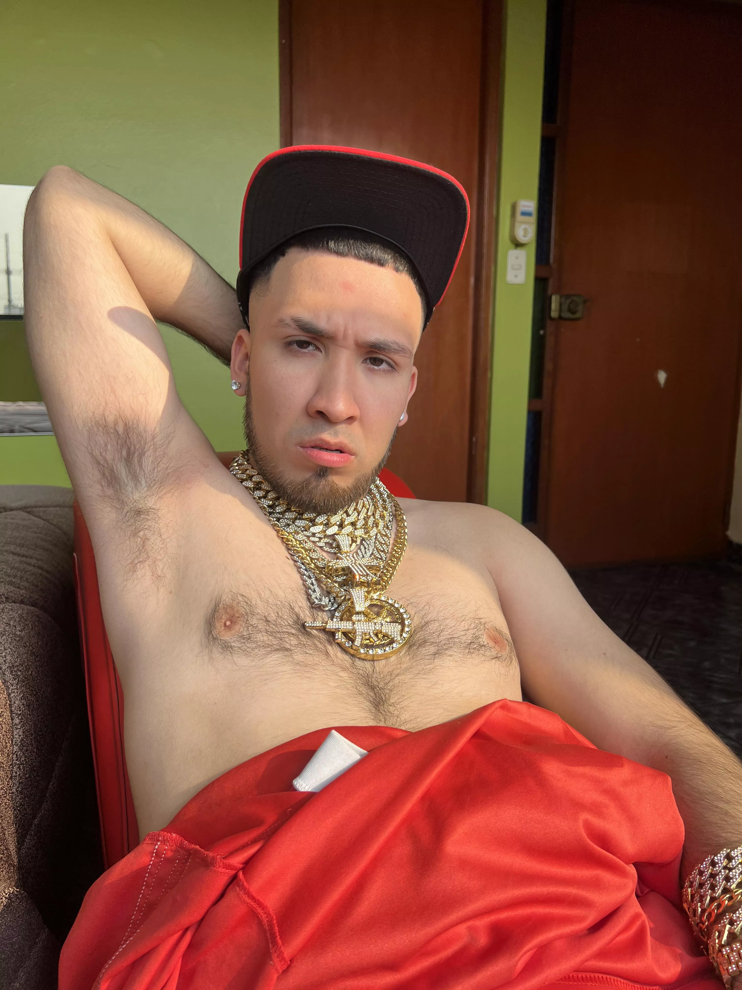 Would you be willing to lick the sweat I have in my armpit? Haha who said me? Dont be shy haha  posted by ronaldocutemessi