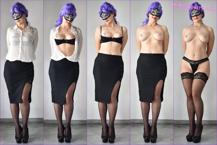 You decide what to do with my panties, but the stockings stay on! by MsMoonberry