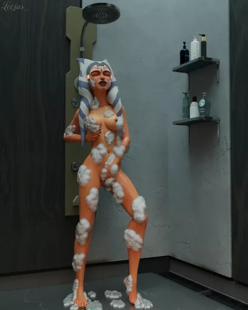 Ahsoka showering! | (Levius_) by levius_