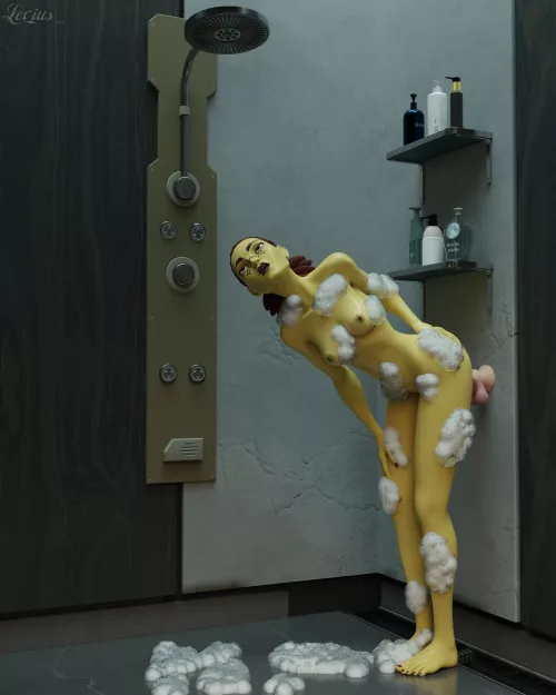 Barriss showering! | (Levius_) by levius_